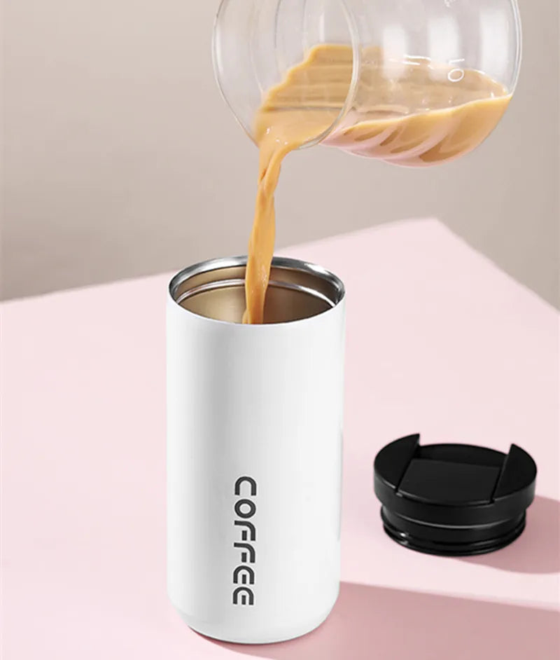 Stainless Steel Thermal Coffee Mug – Leak-Proof Travel Cup