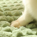 Calming Dog Bed – Soft Luxury Pet Mat with Pillow & Removable Washable Cover