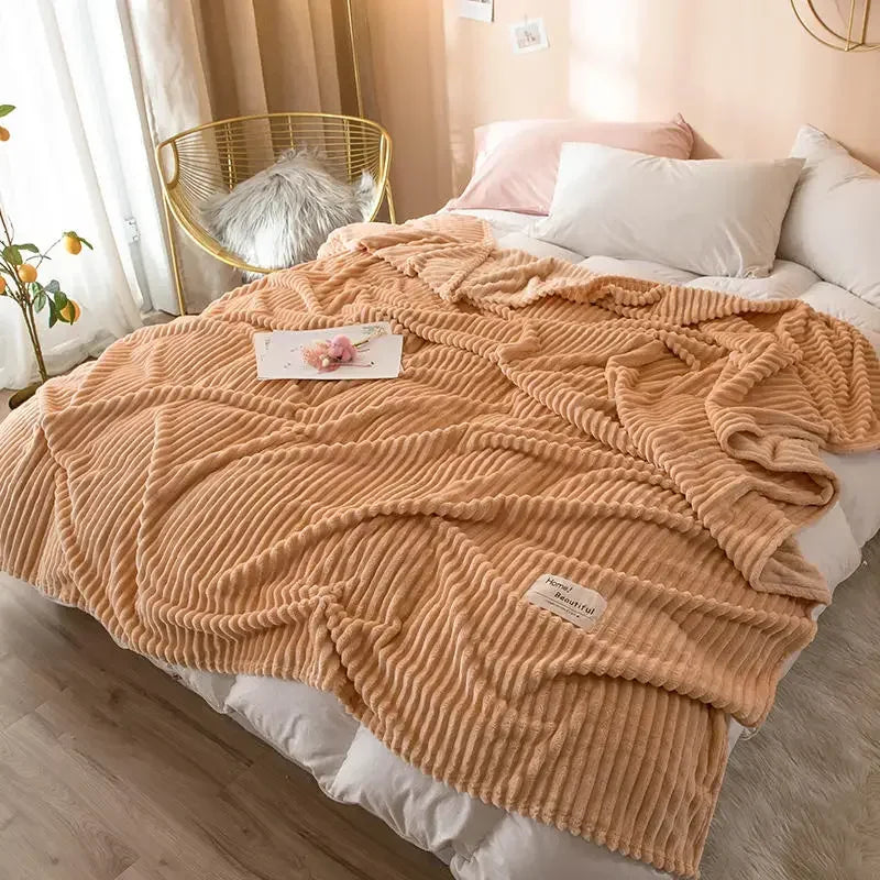 Flannel Blanket – Soft Warm Throw for Bed