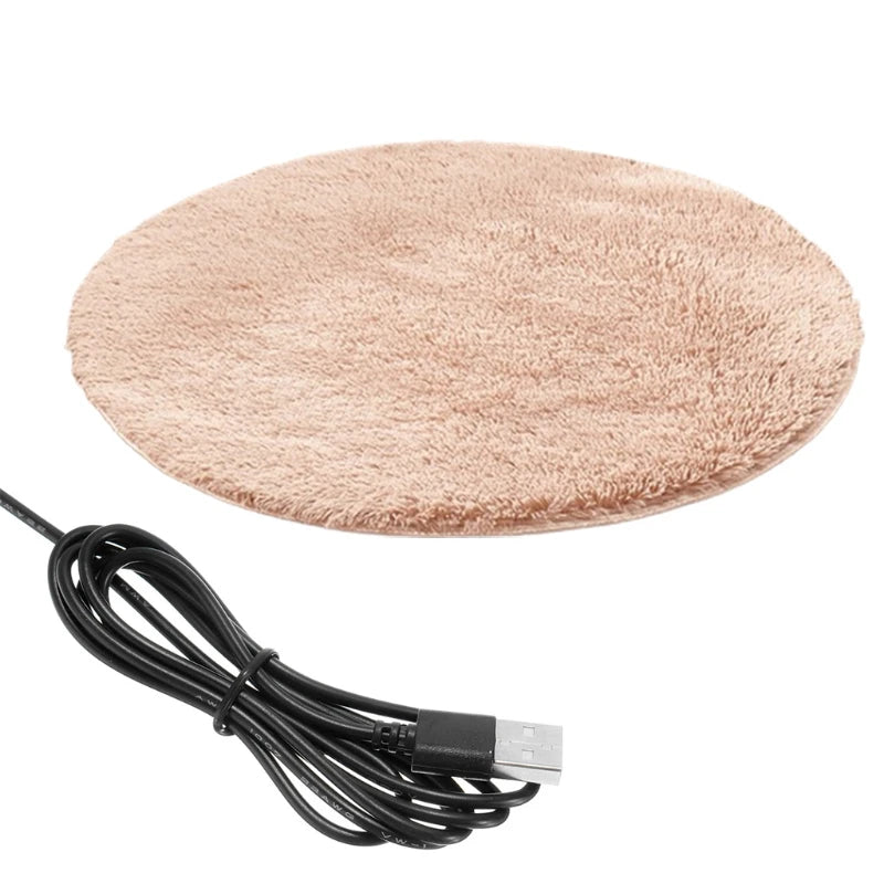 USB Pet Heating Pad – Plush Electric Blanket for Cats & Dogs