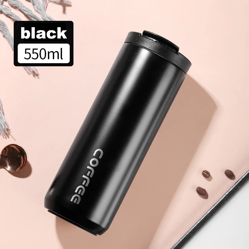 Stainless Steel Thermal Coffee Mug – Leak-Proof Travel Cup