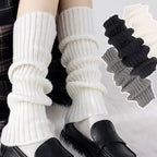 Y2K Women’s Knit Leg Warmers – Lolita Long Socks & Boot Cuffs for Autumn/Winter