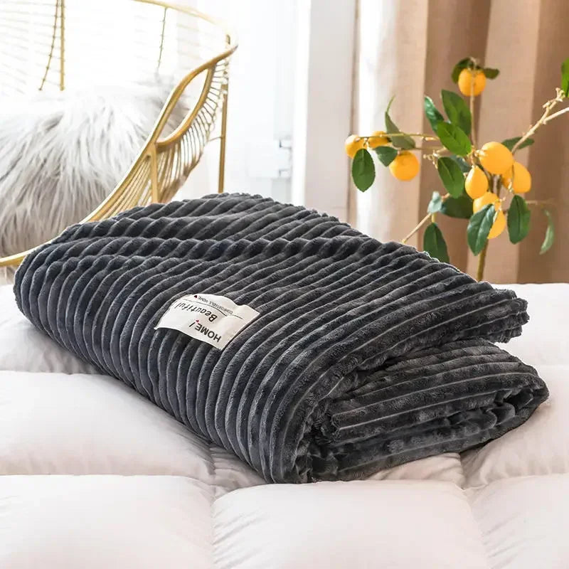 Flannel Blanket – Soft Warm Throw for Bed