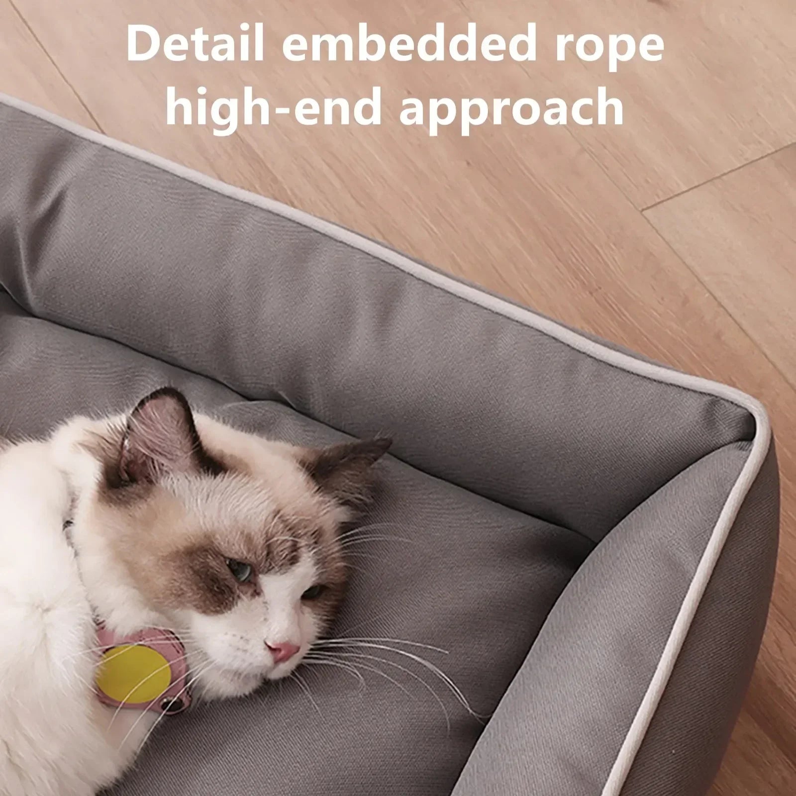 Durable Dog Bed – Waterproof Oxford Pet Mat with Thick PP Cotton Filling