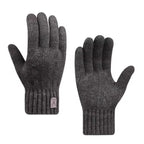 Warm Wool Knit Gloves for Men