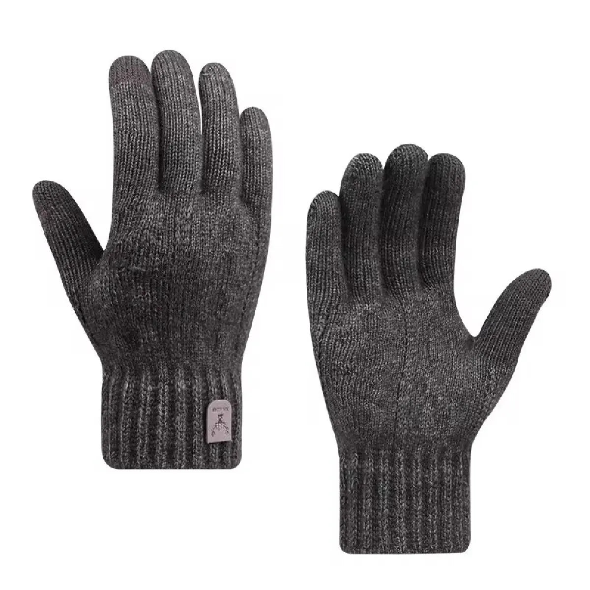 Warm Wool Knit Gloves for Men