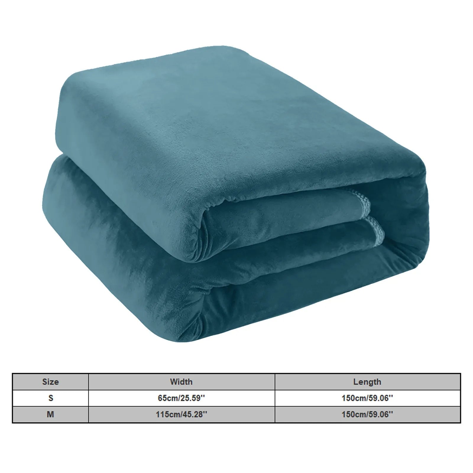 Electric Heated Blanket – Soft Flannel Throw with Adjustable Temperature Control