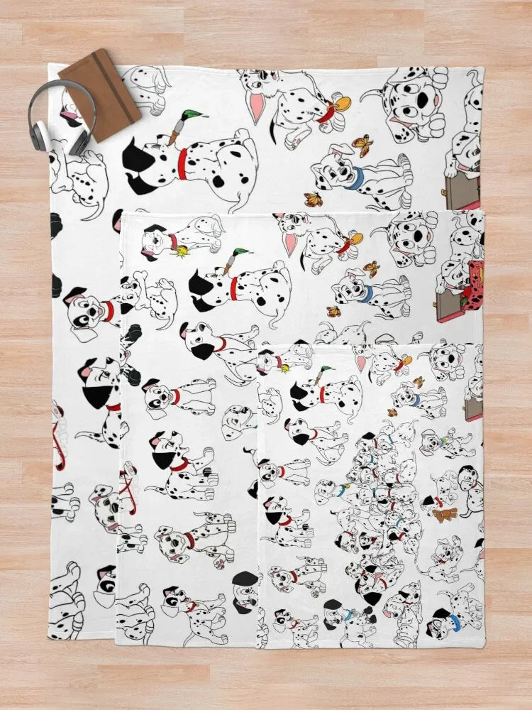 101 Dalmatians Throw Blanket Woven Blanket