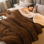 Ultra-Cozy Sherpa Fleece Blanket