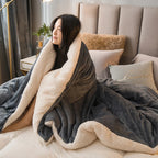Ultra-Cozy Sherpa Fleece Blanket