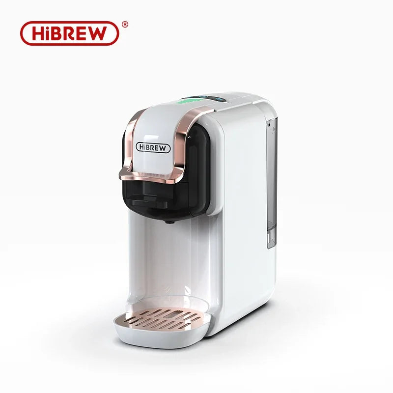 HiBREW 5-in-1 Coffee Machine – 20Bar Espresso, Capsule & Ground Compatible