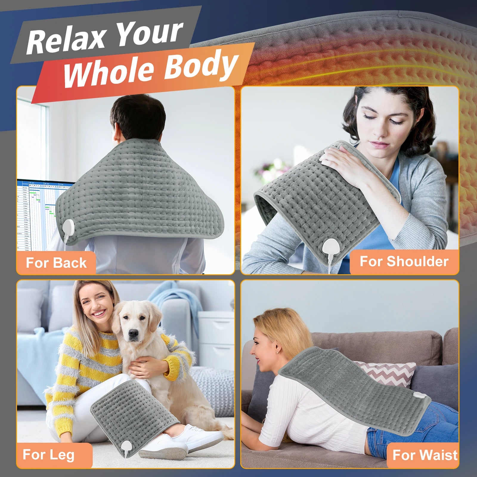 Electric Heating Heated Mat for Bed & Sofa