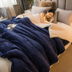 Ultra-Cozy Sherpa Fleece Blanket
