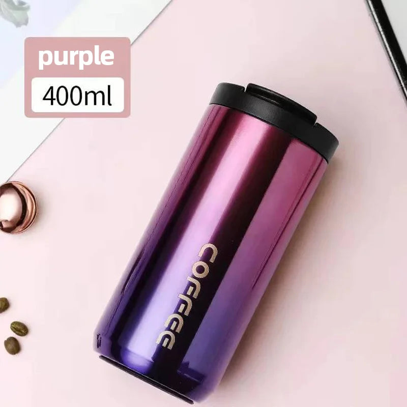 Stainless Steel Thermal Coffee Mug – Leak-Proof Travel Cup