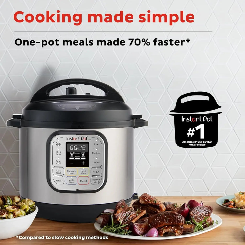 Duo 7-in-1 Mini Electric Pressure Cooker – Multi-Function Rice & Food Cooker