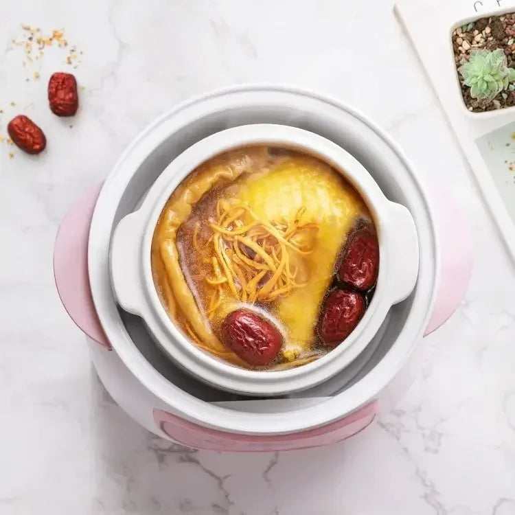 Electric Slow Cooker Food Steamer