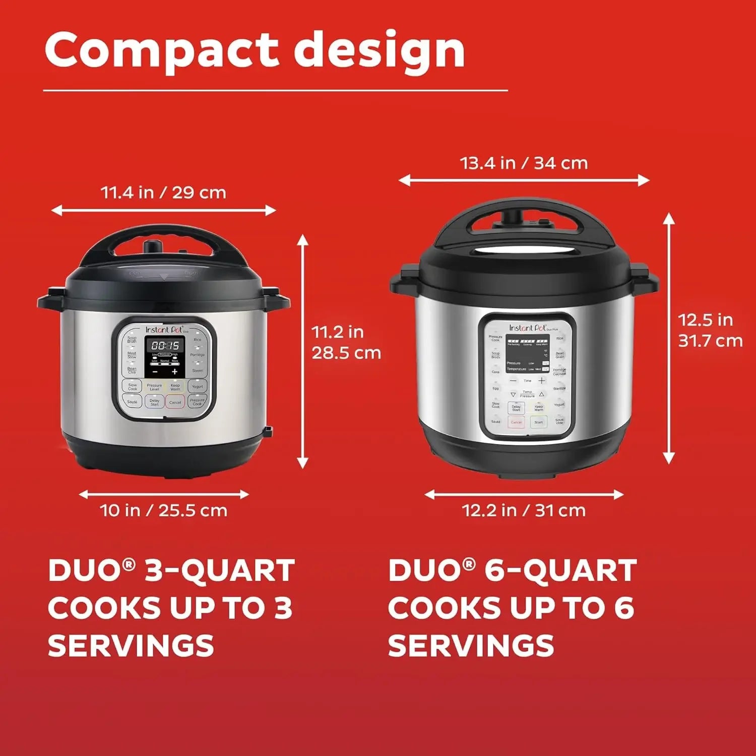 Duo 7-in-1 Mini Electric Pressure Cooker – Multi-Function Rice & Food Cooker