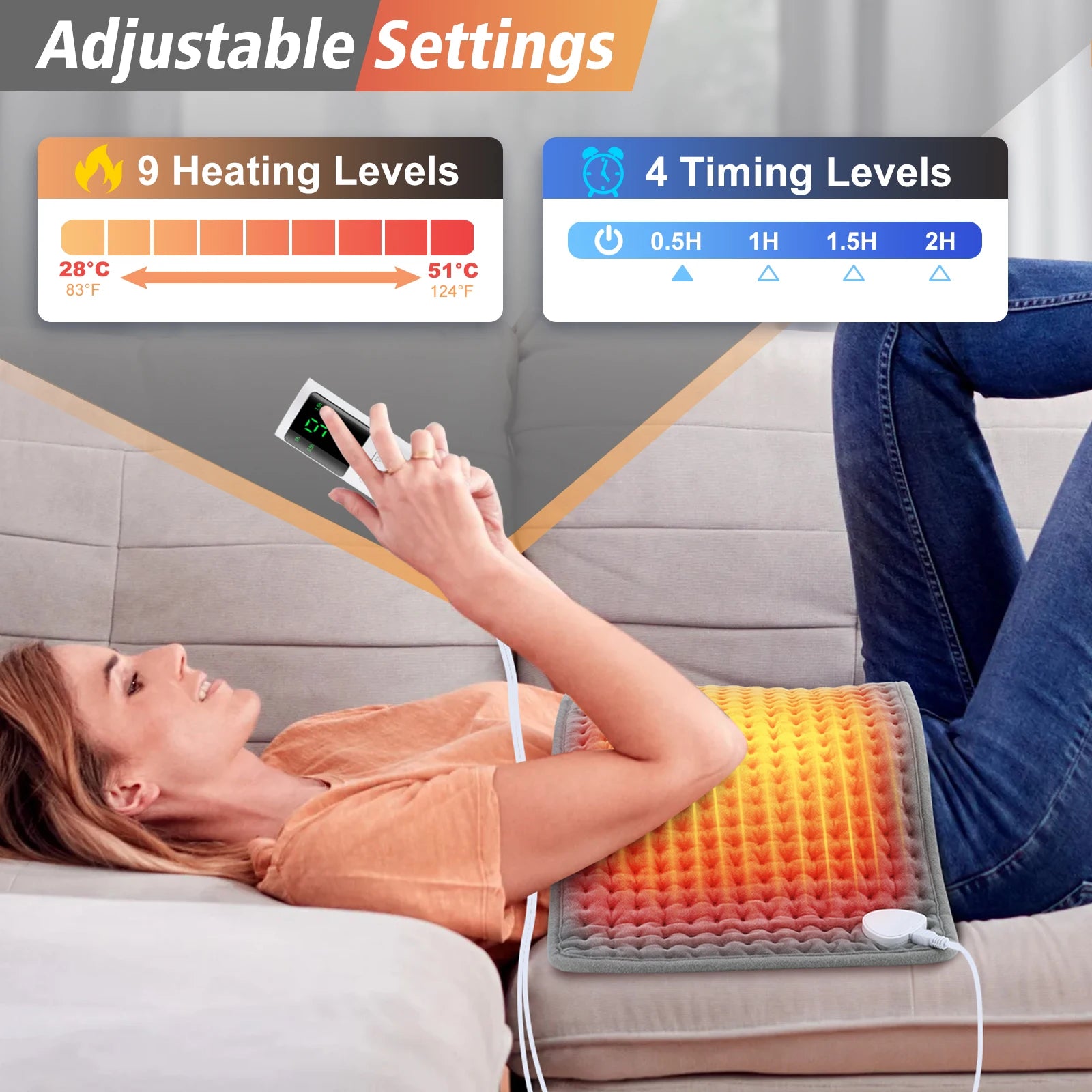 Electric Heating Heated Mat for Bed & Sofa