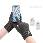 Warm Wool Knit Gloves for Men