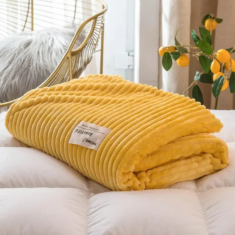 Flannel Blanket – Soft Warm Throw for Bed