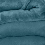 Electric Heated Blanket – Soft Flannel Throw with Adjustable Temperature Control