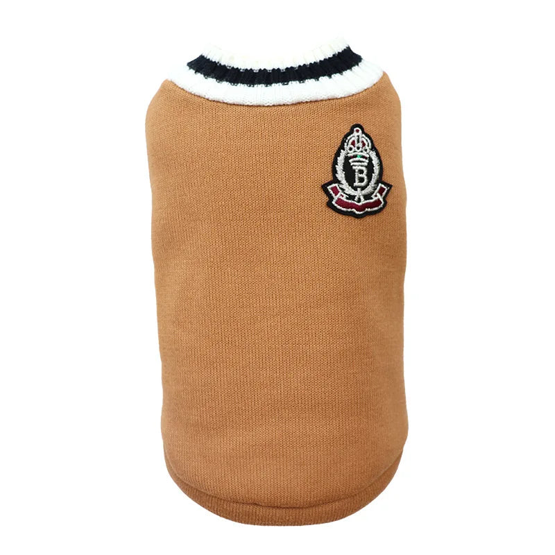 MerryPaws Knit Sweater – Warm Winter Pullover for Cats & Small Dogs