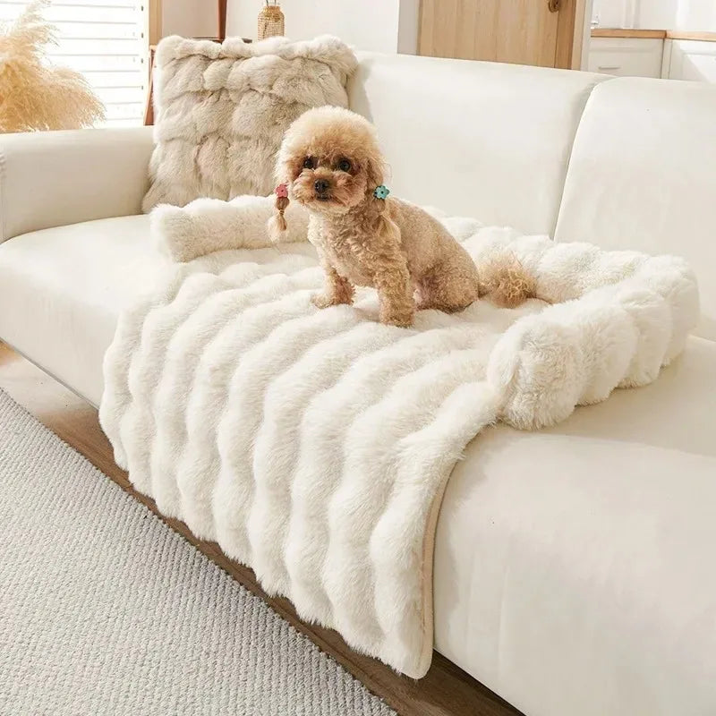 Dog Bed – Cozy Cushion Basket for Small, Medium & Large Breeds