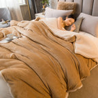Ultra-Cozy Sherpa Fleece Blanket