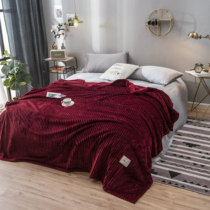 Flannel Blanket – Soft Warm Throw for Bed