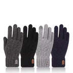 Warm Wool Knit Gloves for Men