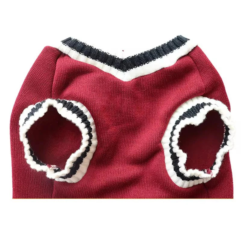 MerryPaws Knit Sweater – Warm Winter Pullover for Cats & Small Dogs