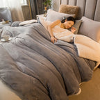 Ultra-Cozy Sherpa Fleece Blanket