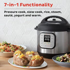Duo 7-in-1 Mini Electric Pressure Cooker – Multi-Function Rice & Food Cooker
