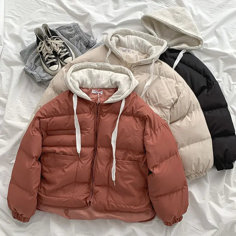 Hooded Cotton Jacket for Women