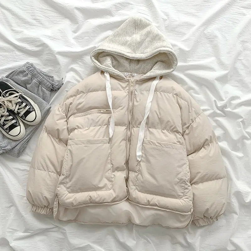 Hooded Cotton Jacket for Women