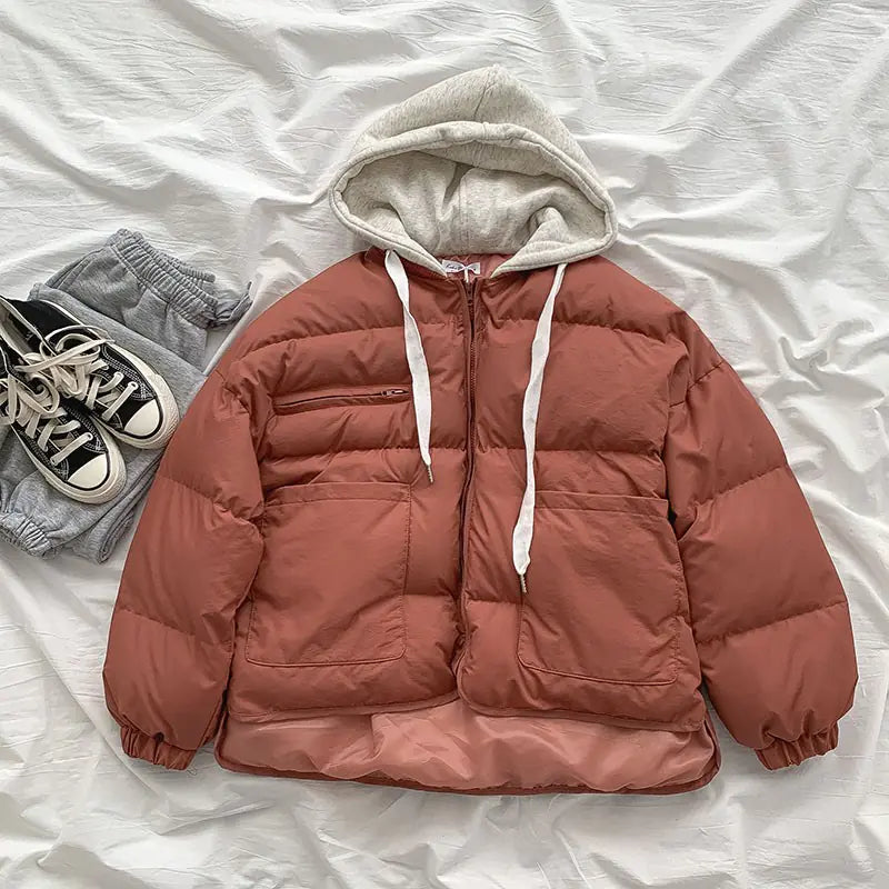 Hooded Cotton Jacket for Women